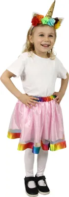 Produktbild von RAPPA Kinderkostm TUTU Einhorn-Rock mit Stirnband