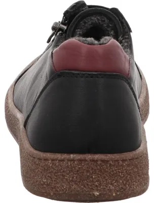 Produktbild von Gemini Damen Slipper mit Reißverschluss und elastischen Einsätzen 395313-02, Größe:39 EU, Farbe:Schwarz