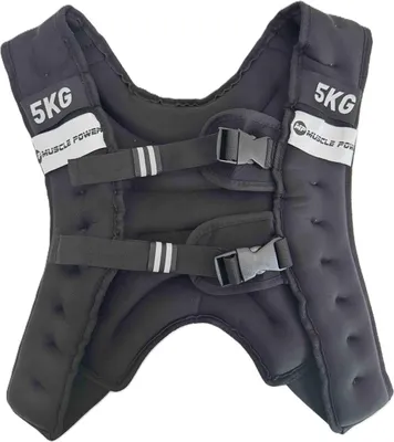 Produktbild von Muscle Power Gewichtsweste – 5 kg – Schwarz