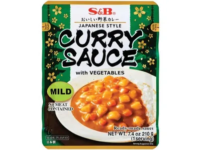 Produktbild von S&B Japanese Style Curry Sauce with Vegetables Mild 210g
