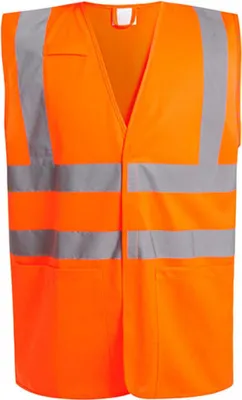 Immagine prodotto di Regatta Professional TRS254 | Pro Hi-Vis Supervisor Vest Gilet di sicurezza - Colore: Arancione - Taglia: M