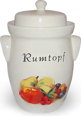 Produktbild von MS-Steinzeug 5 Ltr. Rumtopf mit Obstmotiv, 70016