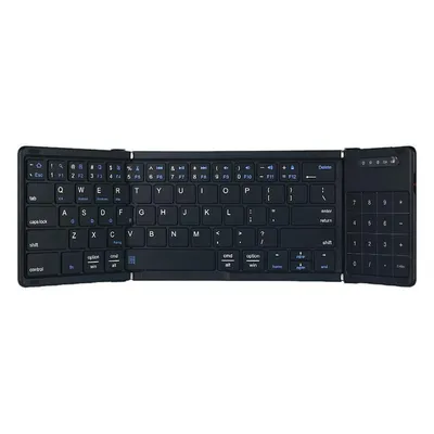 Produktbild von Bluetooth Faltbare Tastatur mit Touchpad, leise Tasten, magnetisch, Reisen & Büro