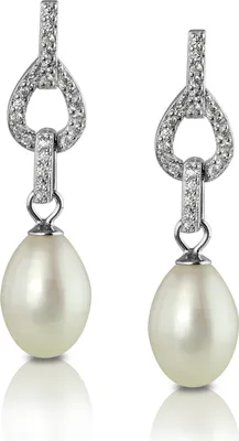 Image de PartyPearl Boucles d'oreilles avec emballage Boucles d'oreilles Femme Perles Set de bijoux PPO014W8