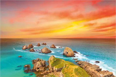 Produktbild von Wallario selbstklebendes Poster - Himmel am Abend, Größe: 100 x 150 cm