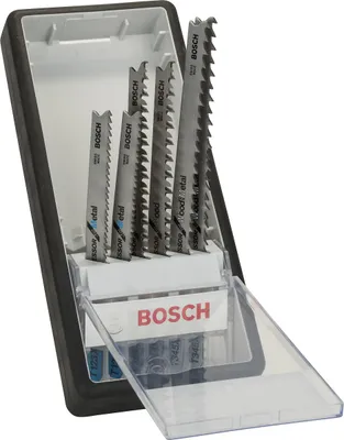 Produktbild von Bosch Stichsägeblatt-Set Robust Line Progressor, T-Schaft, 6-teilig 2607010531