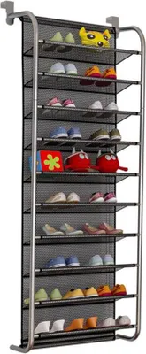 Immagine prodotto di Famanu, scaffale per scarpe a 10 ripiani – spazio per 20 paia di scarpe