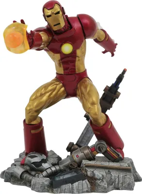 Produktbild von Marvel Galerie Comic Iron Man Figur 23cm