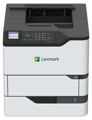 Obrázok produktu pre Lexmark MS821dn, Laser, 1200 x 1200 DPI, A4, 52 str. za minútu, Duplexná tlač, Čierna, Biela