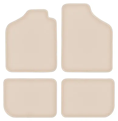 Immagine prodotto di Tappetini in velluto PREMIUM beige compatibili con Fiat Uno (1983-2001, hatchback) – con fissaggi – su misura