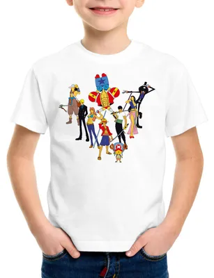 Produktbild von BaumwolleCloud Piratenbande Kinder T-Shirt ruffy zorro one nami lysop