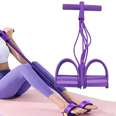 Obrázok produktu pre Gumička s rúčkou a pedál s 6 pružinami na posilňovanie
