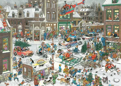 Produktbild von Jan van Haasteren - Weihnachten - 1000 Teile, 1000 Stück(e), Humor, 15 Jahr(e)
