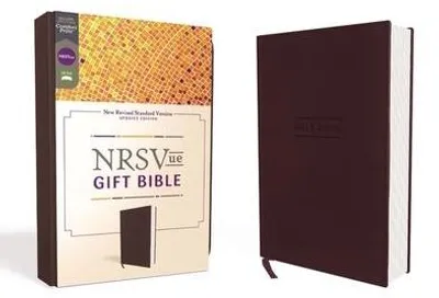 Obrázok produktu pre NRSVue, Gift Bible, Leathersoft, Burgundy, Comfort Print