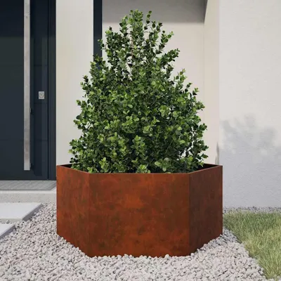 Zdjęcie produktu dla vidaXL Sadzarka Rusty 90x90x45 cm stal kortenowska