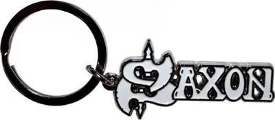 Produktbild von Saxon White Logo Schlüsselanhänger