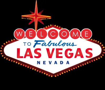 Obrázek produktu pro Umělecký obraz Las Vegas - Logo (100 x 100 cm)