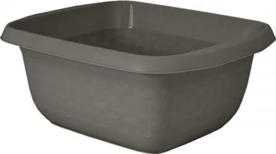 Obrázek produktu pro Obdelníkový lavor/mísa Bavlna 8l - antracit