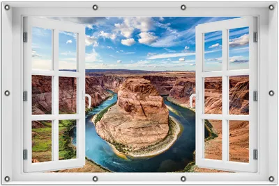 Produktbild von Wallario Outdoor-Poster für Garten oder Balkon 100 x 150 cm: Grand Canyon