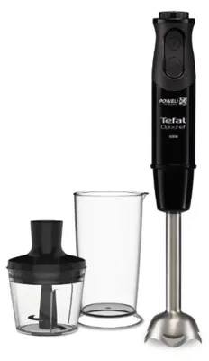 Produktbild von Tefal Optichef Hand Blender, Powelix Blades Technology, 10 speeds, Pürierstab, 0,8 l, Pulsfunktion, 800 W, Schwarz, Grau