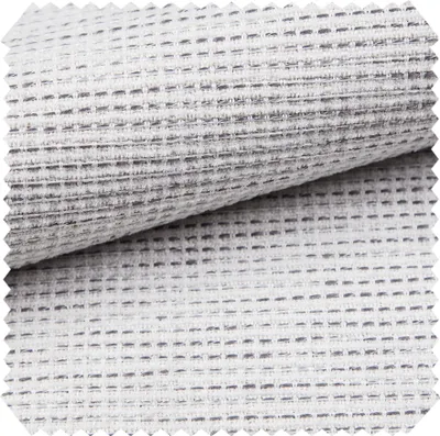 Produktbild von novely® SUTRUM Premium Möbelstoff - Grob Gewebter Strukturstoff mit Handwebcharakter - Pflegeleichte Meterware 1lfm - Farbe: 07 Weiß-Grau