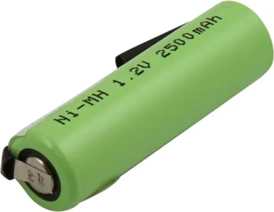 Produktbild von Avizar, Akku für Braun Rasierer 1008 & Philips HX5350, NiMH 2500 mAh, Grün