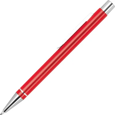 Produktbild von 10 Gel-Kugelschreiber / aus Metall / Gelschreiber / Farbe: rot
