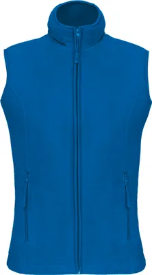 Produktbild von Kariban Damen Fleece Jacke Weste Micro Fleece-Weste Bodywarmer Fleece, Größe:4XL, Farbe:Tropical Blue
