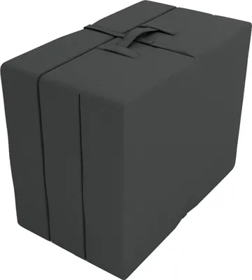 Image de Matelas pliant POKAR Matelas pliant en 3 parties Matelas d'invité Lit de camp Lit pliant, Taille:80 x 195 x 15 cm, Couleur:Anthracite - Imperméable à l'eau