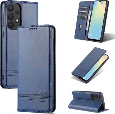 Immagine prodotto di Galaxy A53 5G Custodia in pelle, Flip Cover Wallet Case Chiusura magnetica Stand Custodia protettiva per Samsung Galaxy A53 5G Blu
