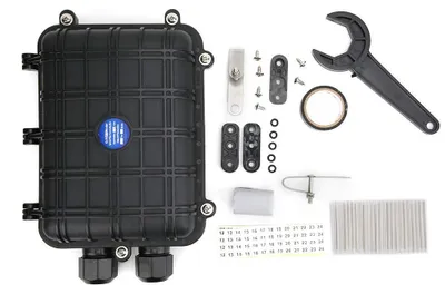 Image de Boîtier étanche pour connexions en fibre optique IP68