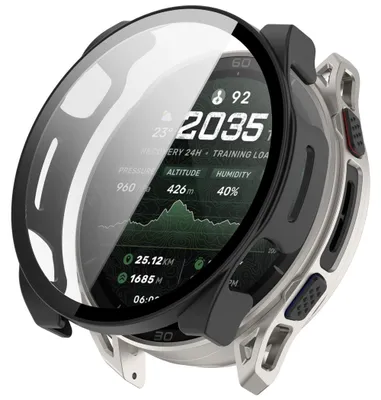 Produktbild von Smartwatch Hülle + Schutzglas für Amazfit Cheetah 2 Ultra Schutz 9H Schwarz