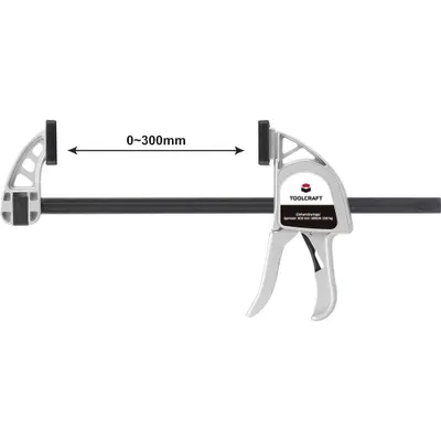 Imagen del producto de TOOLCRAFT 1595615: Brazo de sujeción. Distancia de sujeción máxima: 500 mm. Dimensiones del producto, longitud: 500 mm. Dimensiones de la extensión: 85 mm