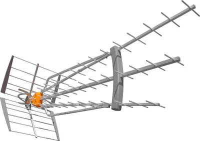 Produktbild von Televes DAT BOSS, Draußen, Silber, 470 - 694 MHz, 47 dBi, 19 dB, 48 Kanäle