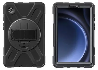 Produktbild von 4smarts GRIP - Hintere Abdeckung für Tablet - widerstandsfähig - Polycarbonat, Thermoplastisches Polyurethan (TPU)