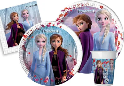 Produktbild von Die Eiskönigin 2 Partyset Kindergeburtstag 112 tlg.