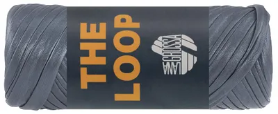 Produktbild von Lana Grossa THE LOOP 100 g Effektgarn für Taschen & Deko 40 m Farbe 011 - Graublau