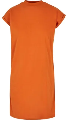 Produktbild von Urban Classics - Kleid Überschnittene Schulter für Damen TN175 (S) (Vintage-Orange)