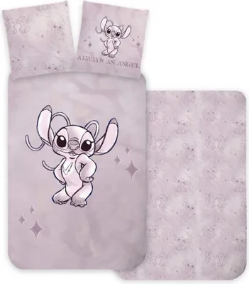 Produktbild von Disney Lilo & Stitch "Angel" - Wende-Bettwäsche-Set, 135x200 & 80x80