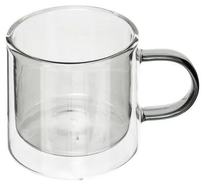 Produktbild von Glasbecher mit großem Griff FAMILY, 250 ml