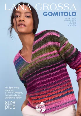 Produktbild von Lana Grossa GOMITOLO Nr. 18 Strickheft 31 Print-Designs Anleitungen