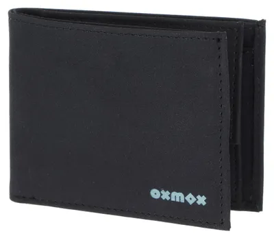 Immagine prodotto di oxmox portafoglio New Cryptan RFID Protect Pocketbörse Pure 2.0 Print Cyan Black nero