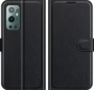 Produktbild von Mobigear Classic  OnePlus 9 Pro Hülle Klapphülle Geldbörse - Schwarz