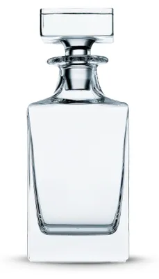 Whiskykaraffe aus Kristallglas, 750 ml, spülmaschinengeeignet