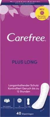 Produktbild von Carefree Slipeinlagen Plus Long Damenbinden 40 Stück