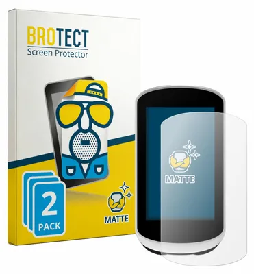 Produktbild von 2x BROTECT Schutzfolie für Garmin Edge Explore 2 Displayschutz Displayschutzfolie Folie Matt Entspiegelungsfolie
