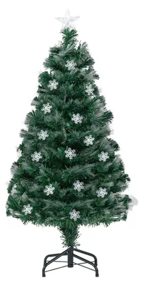Produktbild von KOMFOTTEU künstlicher Weihnachtsbaum mit Lichtern, Tannenbaum mit 8 Lichtmodi, Christbaum mit klappbarem Sockel, Weihnachtsdekoration für Haus, Büro, Geschäf (120 cm)