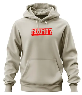 Obrázok produktu pre NANI? Anime Otaku Manga Fan Japan Meme Reaction Pop Culture Retro Uni mikina s kapucňou, Nature, S