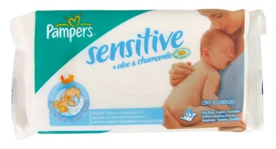 Productafbeelding van Pampers Sensitive Voilettjes, Hypoallergeen