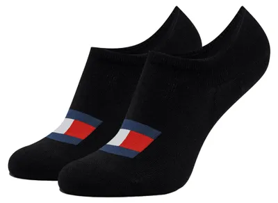 Image de Tommy Jeans - Chaussettes pour homme (lot de 2) NA1006 (43 EU - 45,5 EU) (Noir)